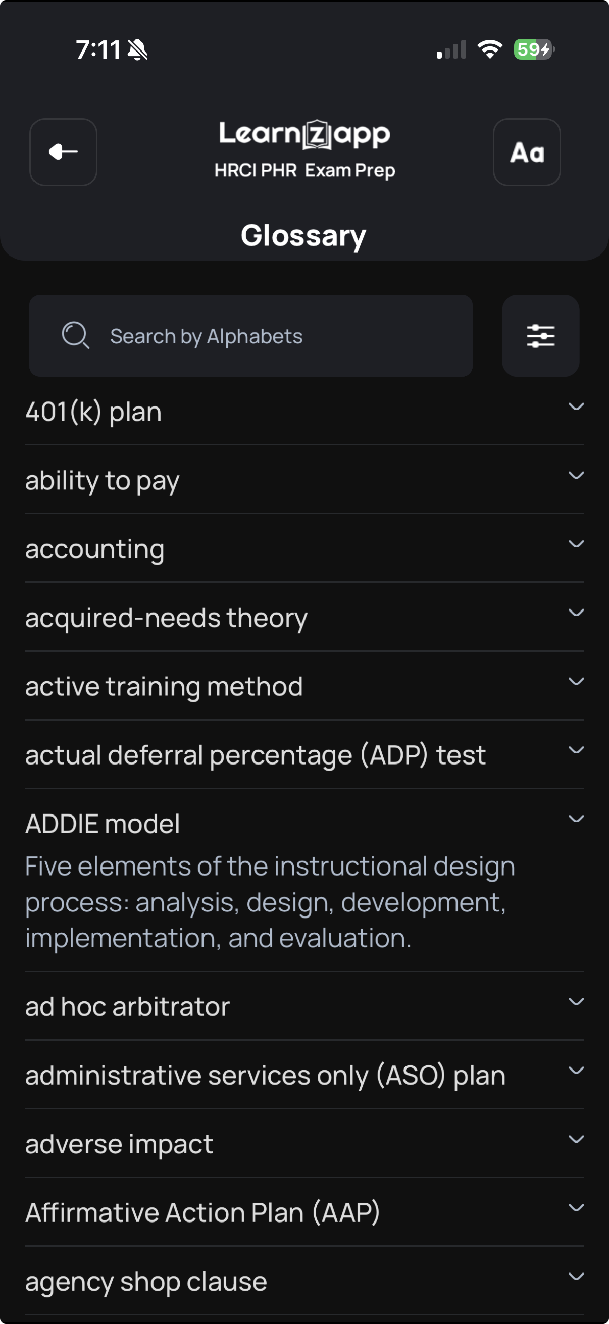 Every Term, One Tap Away